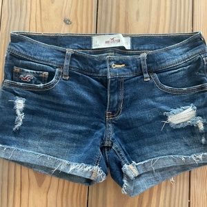 Hollister jean shorts